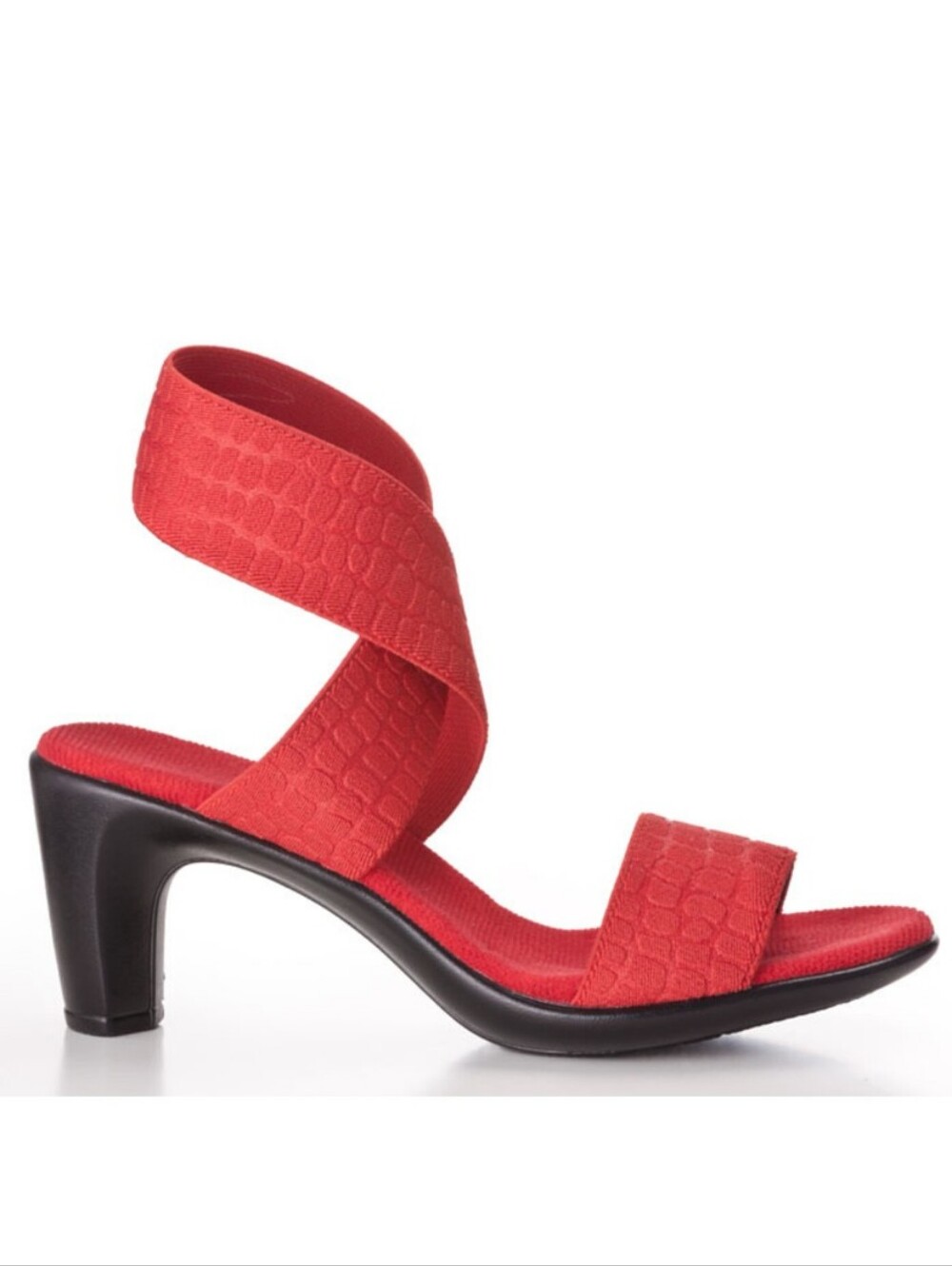 Charleston Shoe Co. 'Queen' Wrap Around Ankle Strap Open-Toe Block Heel Sandal 8